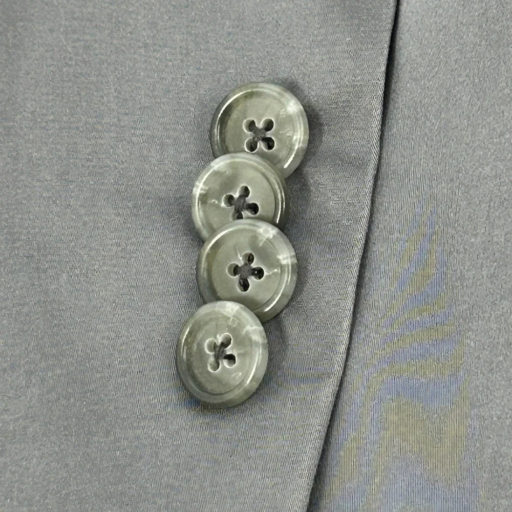 John Varvatos USA Blazer Jacket Sport Coat Men's 42R Gray 2 Button